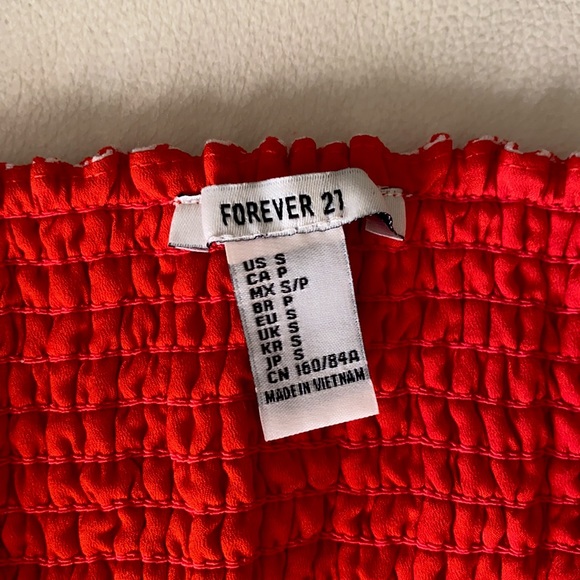 ♡  Cute red gingham crop top ♡ - Picture 4 of 4